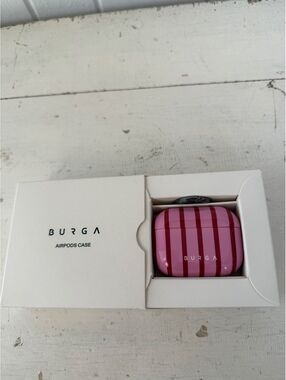 Burga AirPods Pro case Pink and red